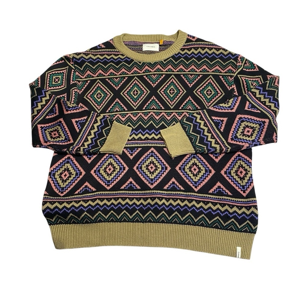 Critical Slide Society Fair Isle Trader Crew Neck Sweater